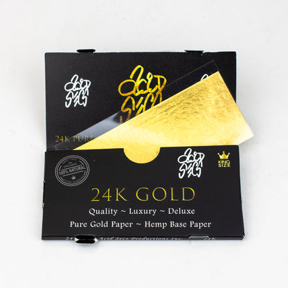 Acid Secs 24K Gold King size Rolling Paper_4