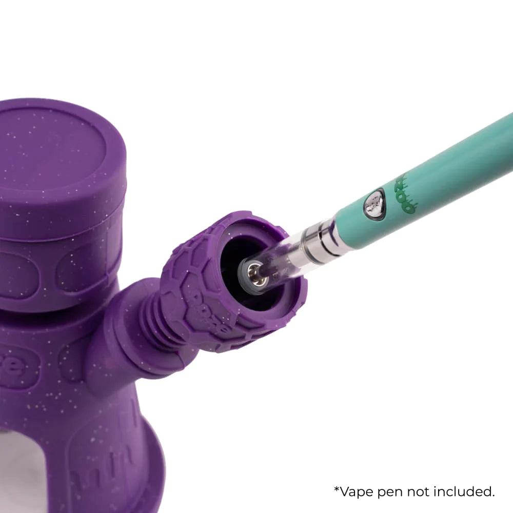 Ooze | Hyborg Silicone Glass 4-In-1 Hybrid Water Pipe And Dab Straw_4