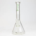 10" SPARK beaker thick glass bent neck water bong_7