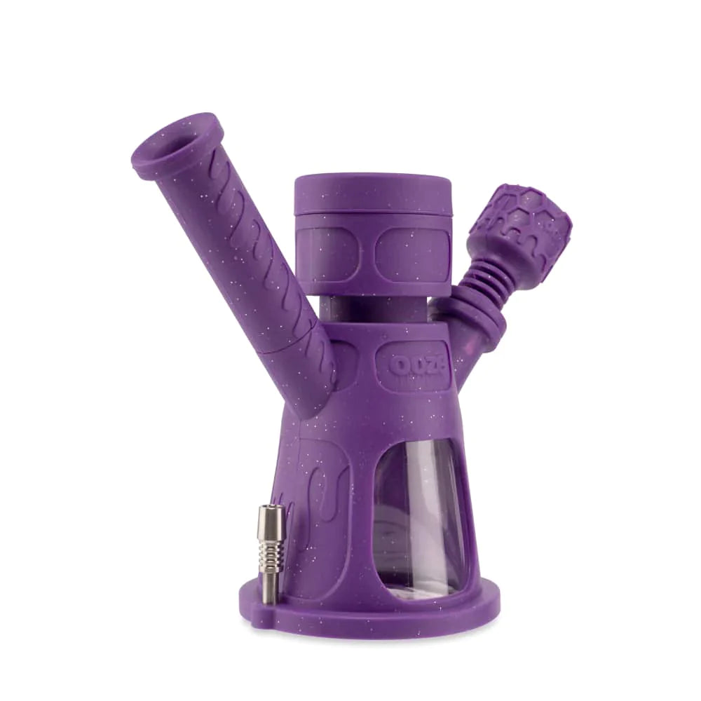 Ooze | Hyborg Silicone Glass 4-In-1 Hybrid Water Pipe And Dab Straw_5