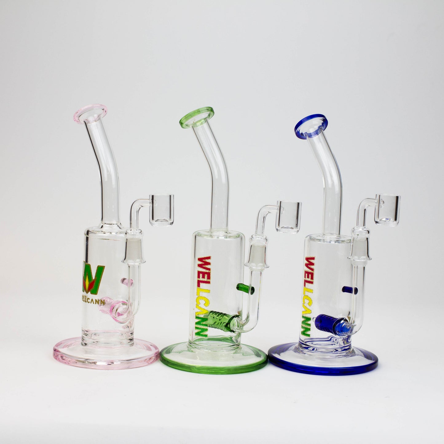 9" WellCann Inline diffuser Rig with Banger_0