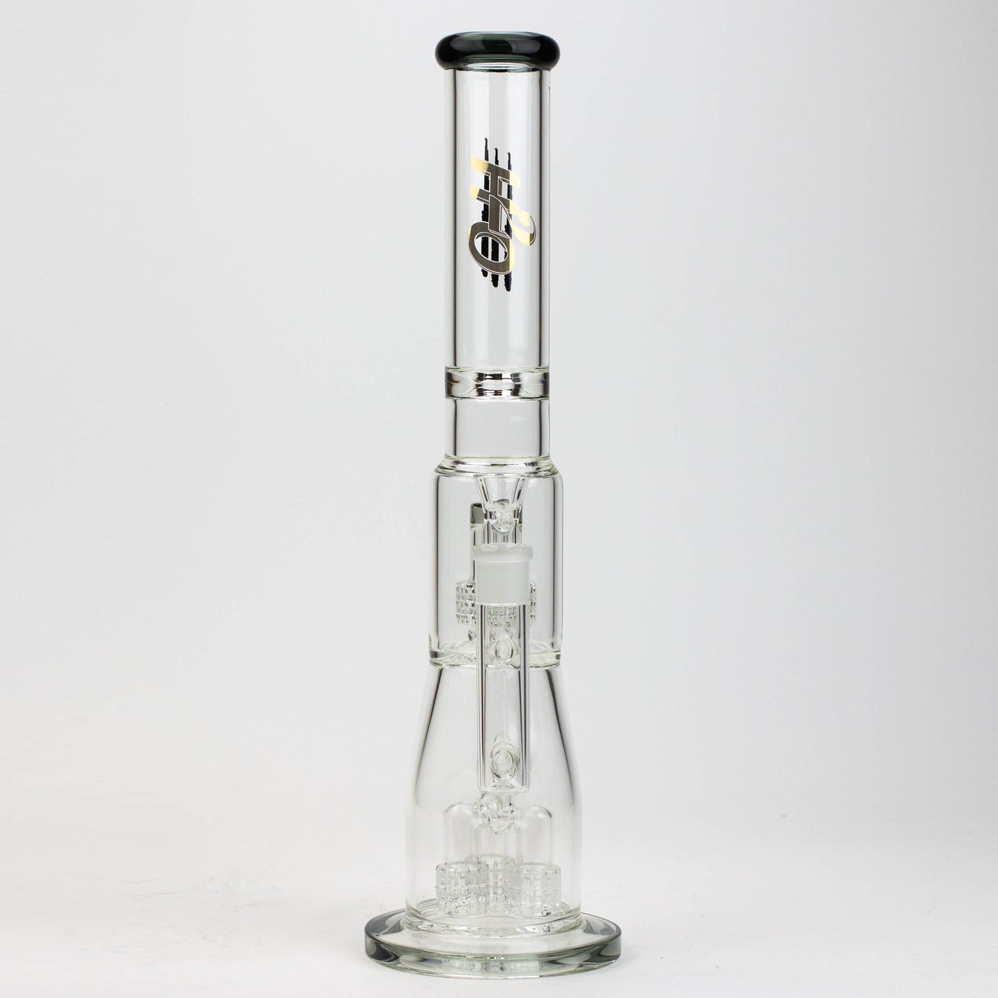 17.5" H2O glass water bong with shower head percolator [H2O-5003]_8