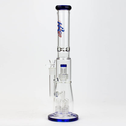17.5" H2O glass water bong with shower head percolator [H2O-5003]_4