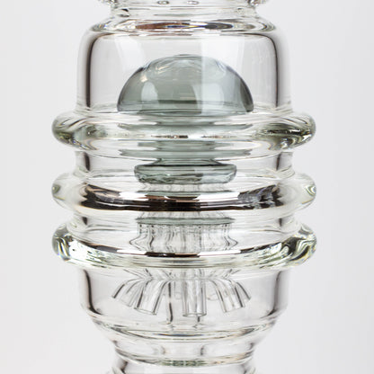 21" H2O  Dual percolator glass water bong [H2O-5004]_12