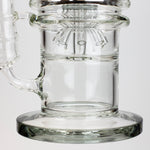 21" H2O  Dual percolator glass water bong [H2O-5004]_3