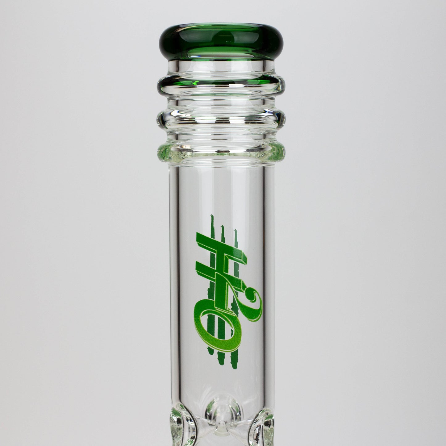 17" H2O glass water bong with double layer honeycomb [H2O-5005]_10