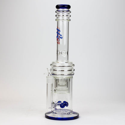17" H2O glass water bong with double layer honeycomb [H2O-5005]_6