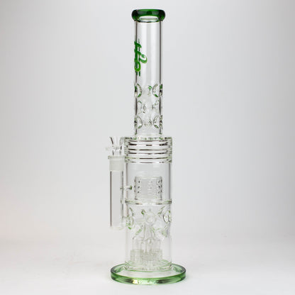 18" H2O glass water bong with thriple mini shower head diffuser [H2O-5007]_6