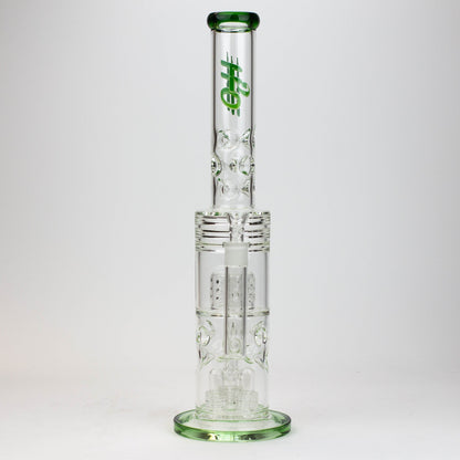 18" H2O glass water bong with thriple mini shower head diffuser [H2O-5007]_8