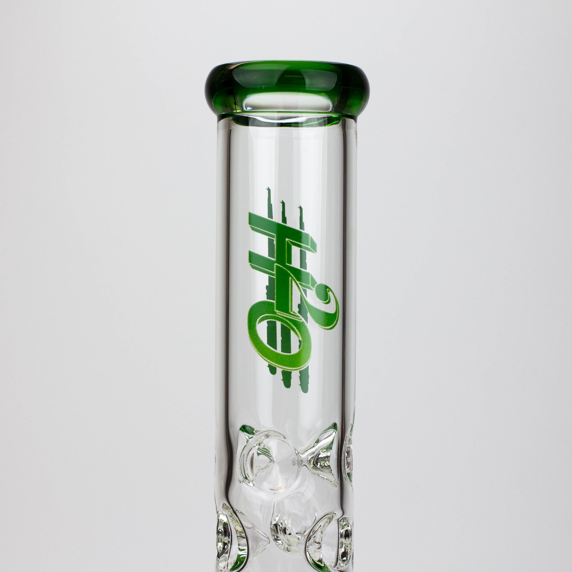 18" H2O glass water bong with thriple mini shower head diffuser [H2O-5007]_9