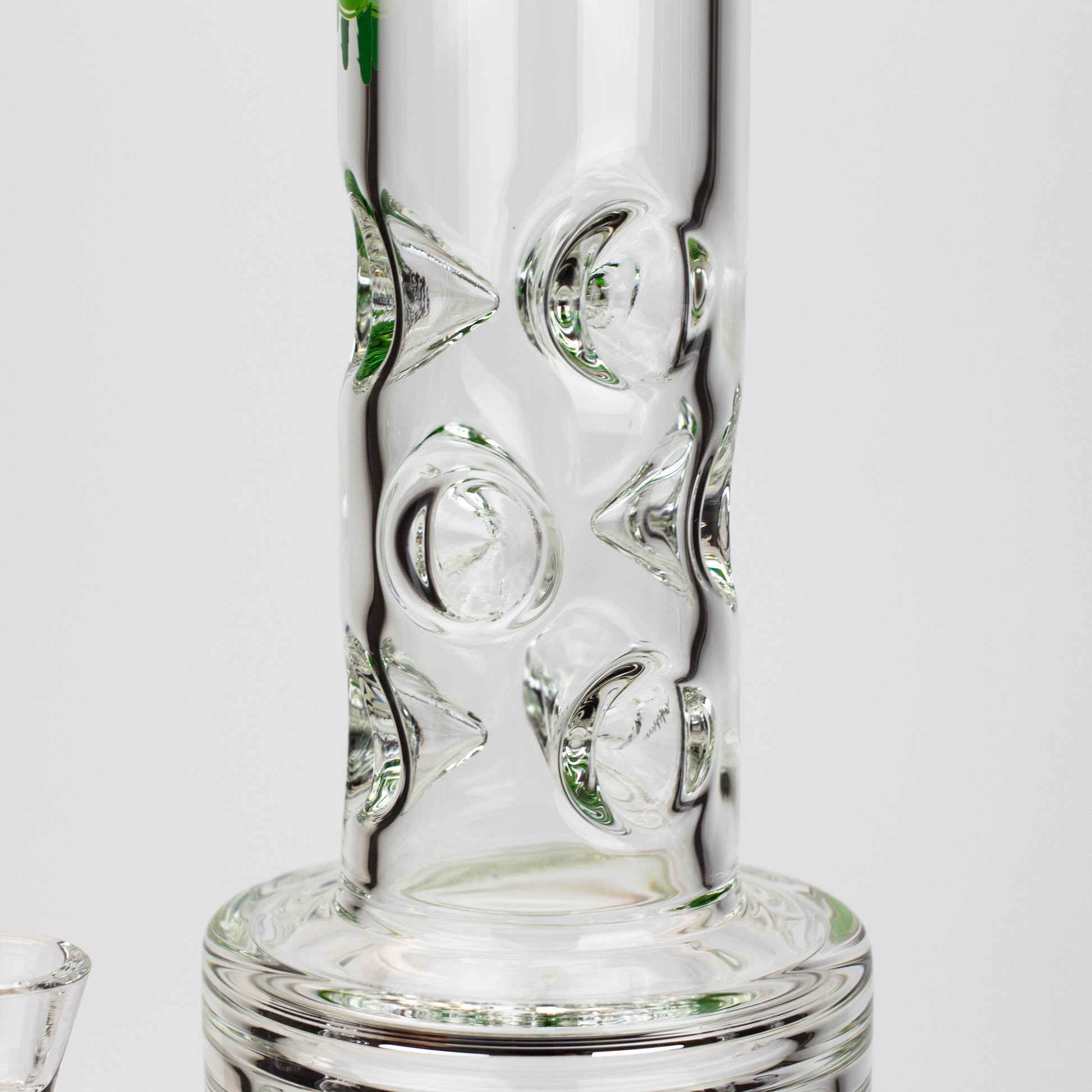 18" H2O glass water bong with thriple mini shower head diffuser [H2O-5007]_10