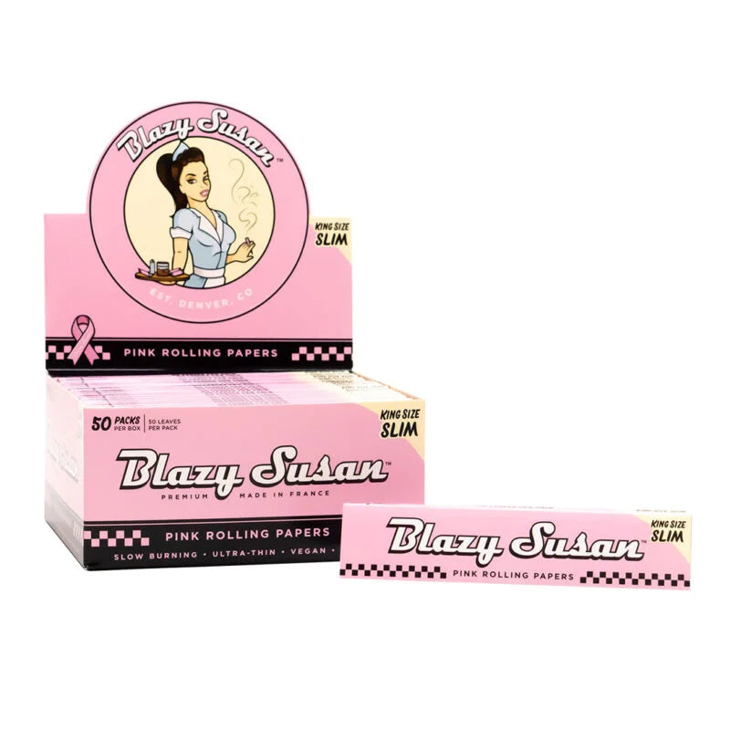 Blazy Susan | King Size Rolling Pink paper box of 50_0