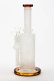 9.5" Sandblasting glass water bong with tire diffuser [Q14]_2