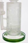 9.5" Sandblasting glass water bong with tire diffuser [Q14]_7