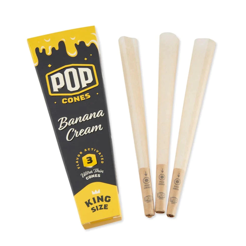 Pop Cones | King Size 3pk Pre-Rolled Cones with Flavor Tip 24ct Display_5