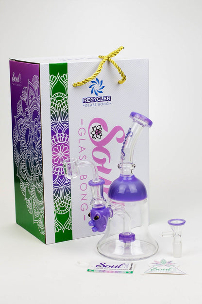 8.5" SOUL Glass 2-in-1 show head diffuser bong_4