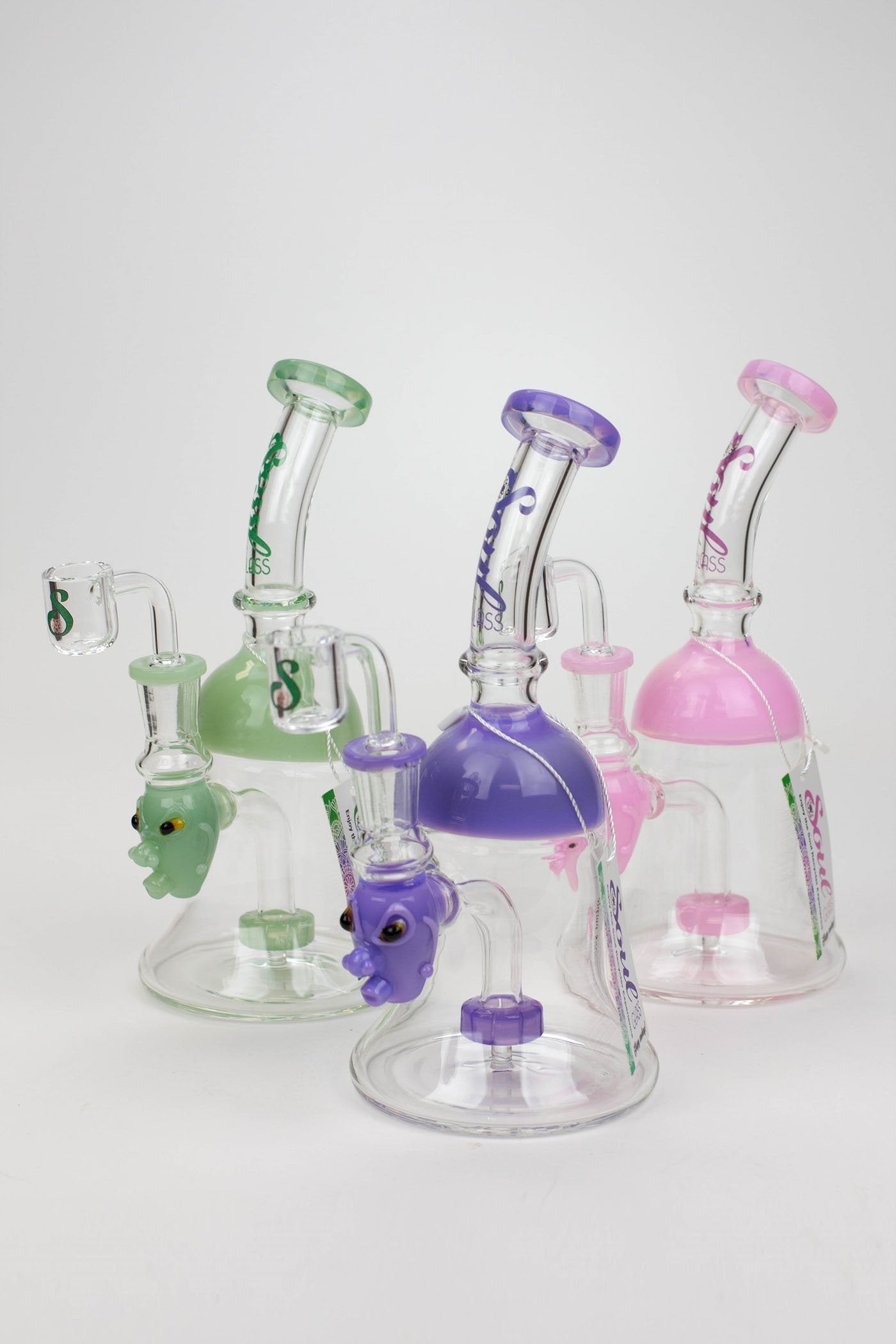 8.5" SOUL Glass 2-in-1 show head diffuser bong_0