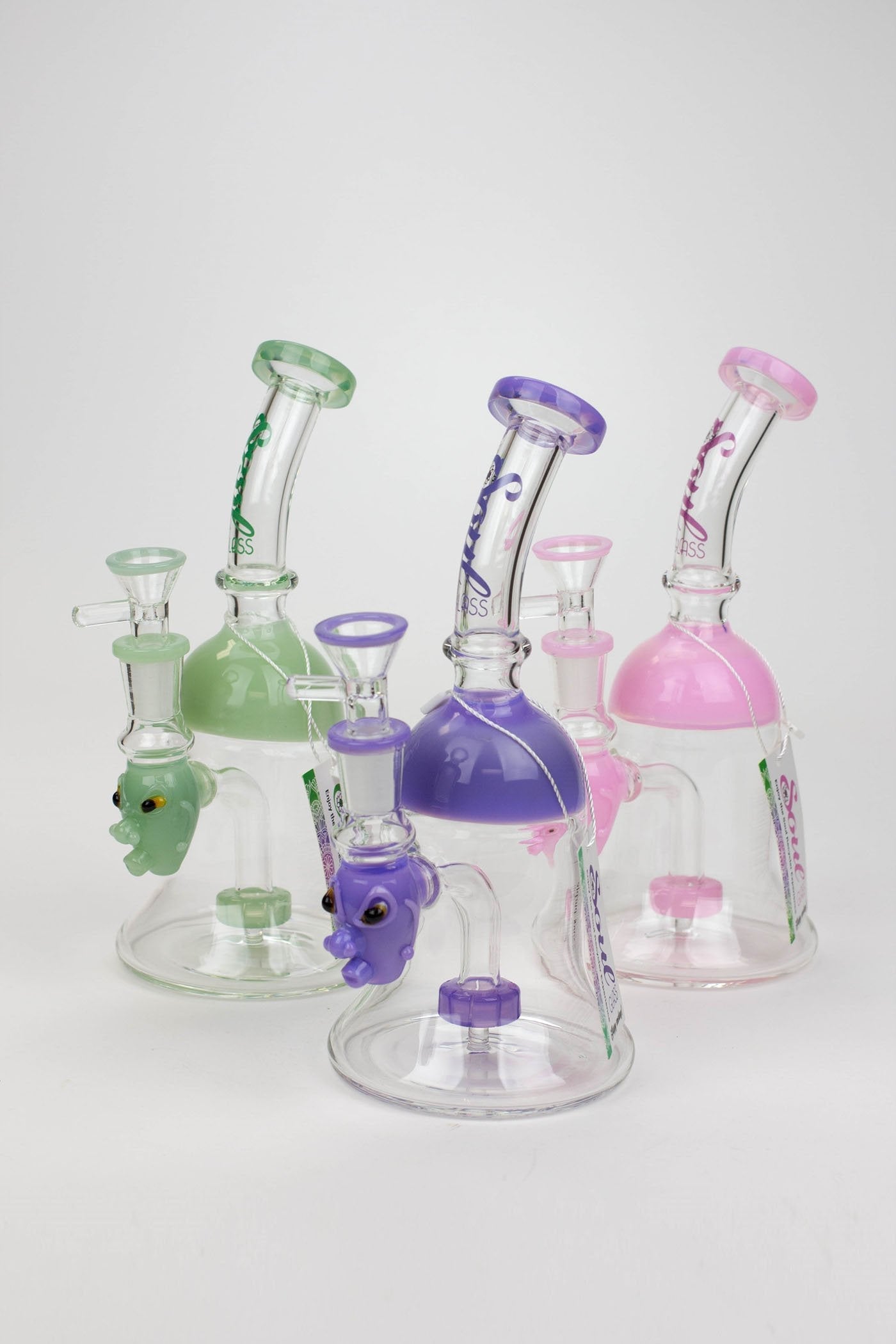 8.5" SOUL Glass 2-in-1 show head diffuser bong_5