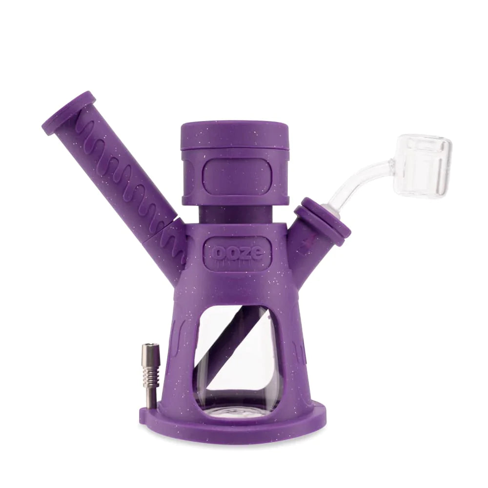 Ooze | Hyborg Silicone Glass 4-In-1 Hybrid Water Pipe And Dab Straw_3