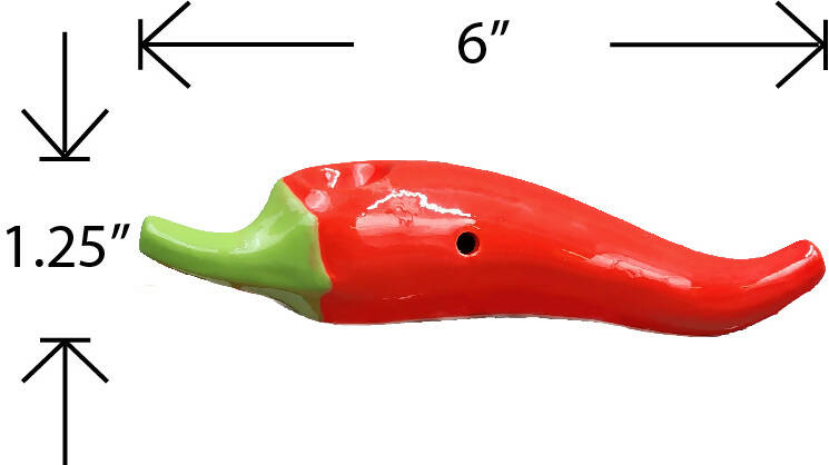 mini chili pepper pipe - red_1