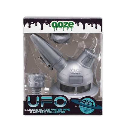Ooze | UFO Silicone Water Pipe & Dab Straw_7