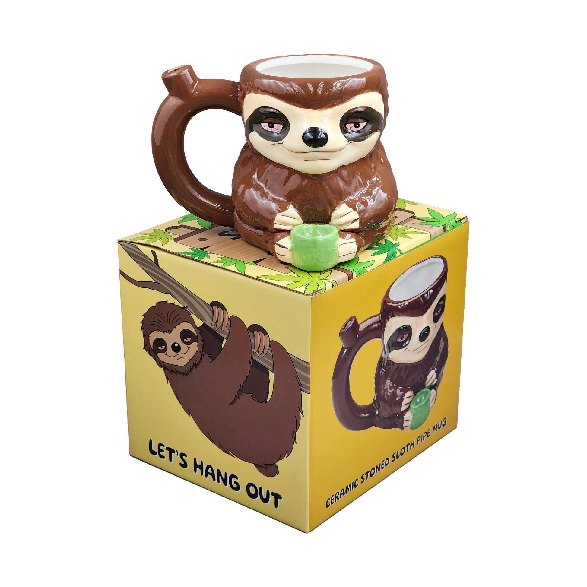 Stoned sloth mug pipe_5